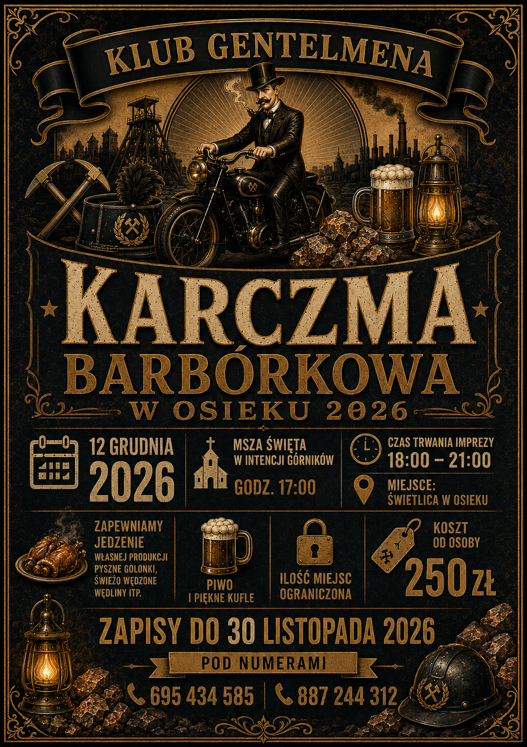 Karczma Barbórkowa 2026 – Tylko dla twardzieli!