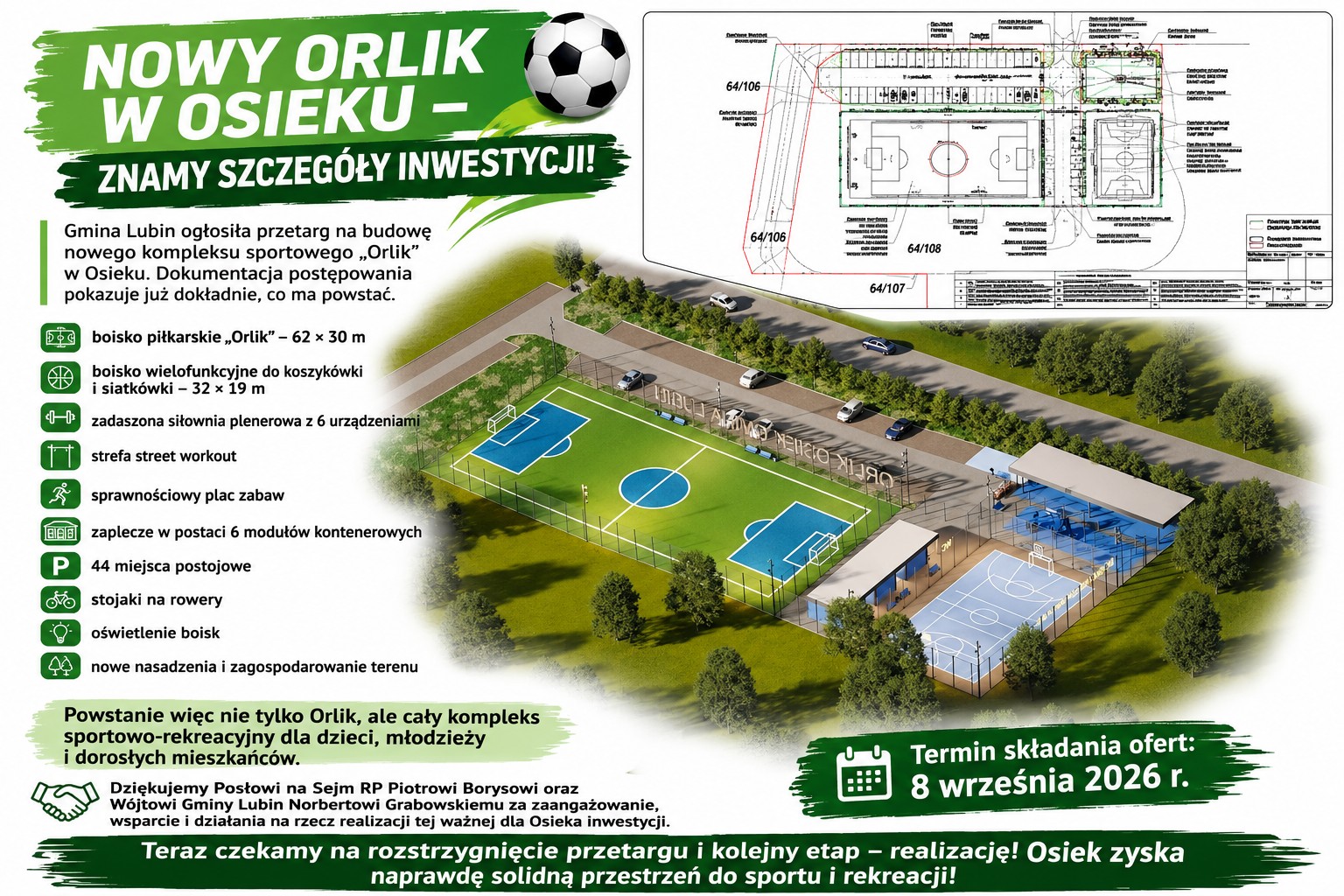 Orlik w Osieku – urzędnicza maszyna ruszyła!