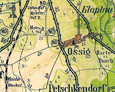 Ilustracja historyczna – Historia Osieka – XIX i XX wiek