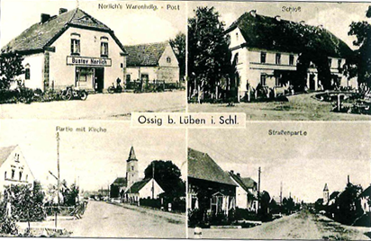 Ilustracja historyczna – Historia Osieka – XIX i XX wiek